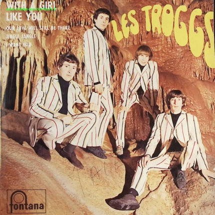 Mit einem Mädchen wie dir – Les Troggs – 45 U/min Vinyl-Schallplatte