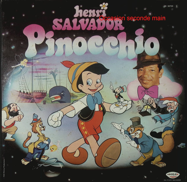 Henri Salvador – Pinocchio – Vinyle 33 tours RI 30720 occasion - Disque vinyle 33 tours