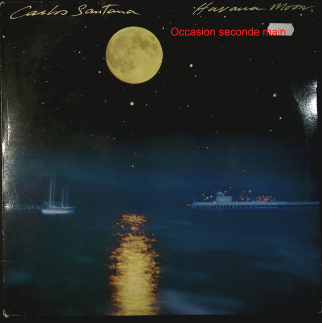 Carlos Santana – Havana Moon – Vinyle 33 tours CBS 25350 occasion - Disque vinyle 33 tours