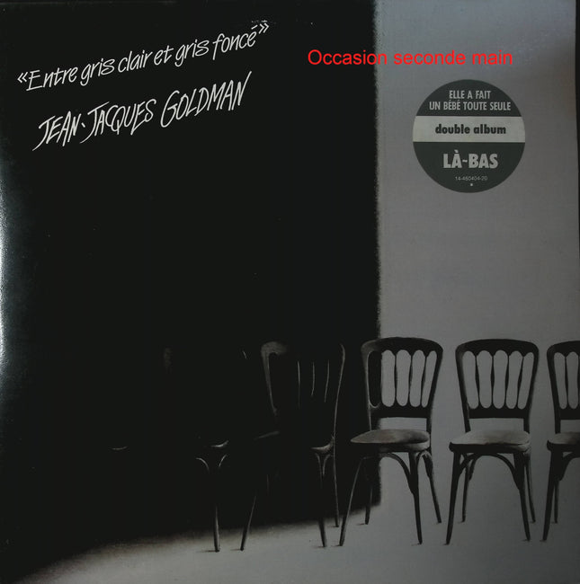 Jean-Jacques Goldman – Entre Gris Clair Et Gris Foncé – Vinyle 33 tours Epic 14-460404-20 occasion - Disque vinyle 33 tours
