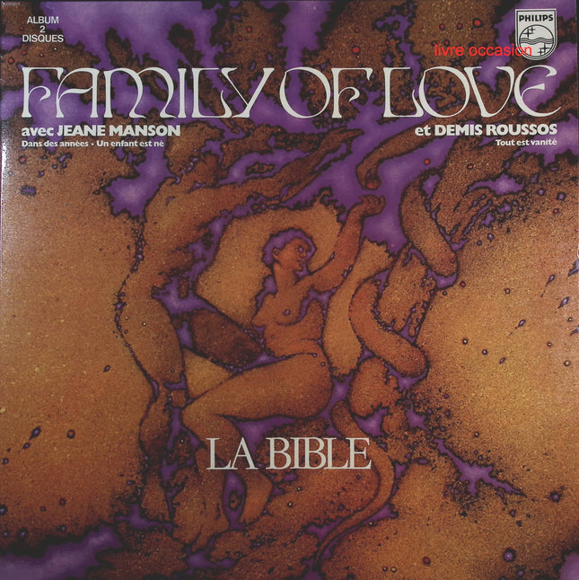Family Of Love avec Jeane Manson et Demis Roussos – La Bible - Disque vinyle 33 tours