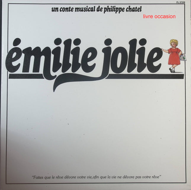 Émilie Jolie – Philippe Chatel - Disque vinyle 33 tours