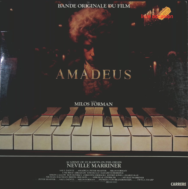 Amadeus – Bande originale du film - Neville Marriner & Academy of St Martin in the Fields - Disque vinyle 33 tours