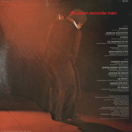 Claude Nougaro – Nougaro 79 Enregistrement Public – Vinyle 33 tours Barclay 91 019 occasion - Disque vinyle 33 tours