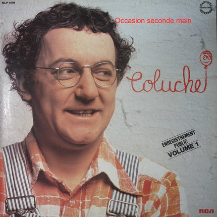 Coluche – Enregistrement Public Volume 1 – Vinyle 33 tours MLP 1001 occasion - Disque vinyle 33 tours