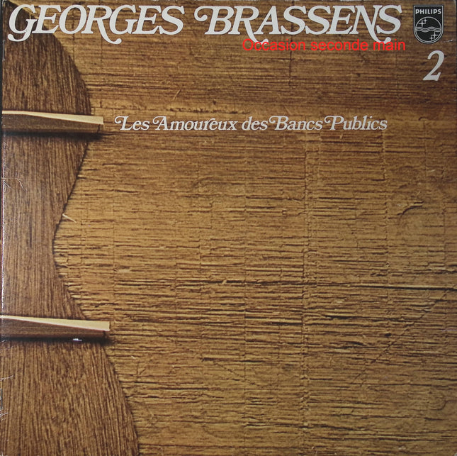 Georges Brassens – 2 - Les Amoureux Des Bancs Publics – Vinyle 33 tours Philips 9101 044 occasion - Disque vinyle 33 tours