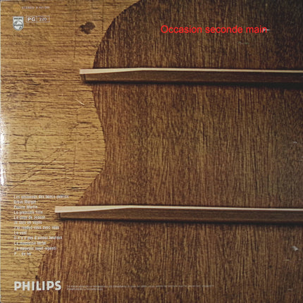 Georges Brassens – 2 - Les Amoureux Des Bancs Publics – Vinyle 33 tours Philips 9101 044 occasion - Disque vinyle 33 tours