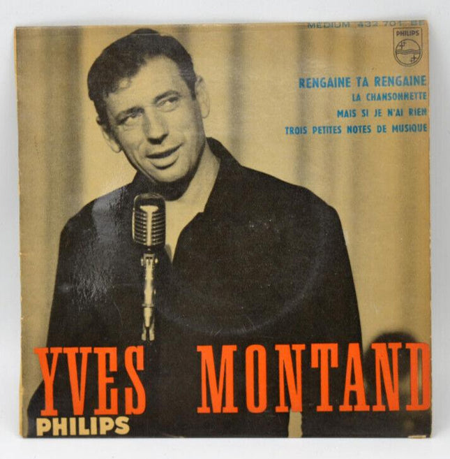 Yves Montand - Rengaine ta rengaine - La chansonnette - disque vinyle 45 tours