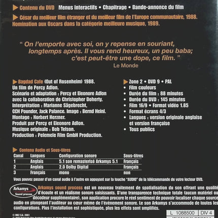Bagdad Cafe - Marianne Sägebrecht - DVD