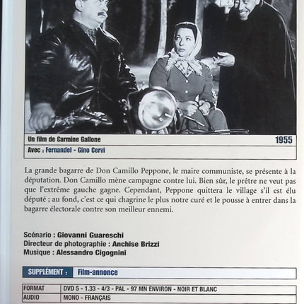 La Grande bagarre de Don Camillo - Fernandel - DVD