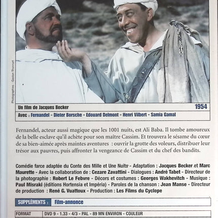 Ali Baba et les 40 voleurs - Fernandel - DVD