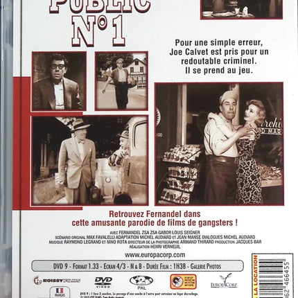 L'Ennemi Public n° 1 - Fernandel - DVD