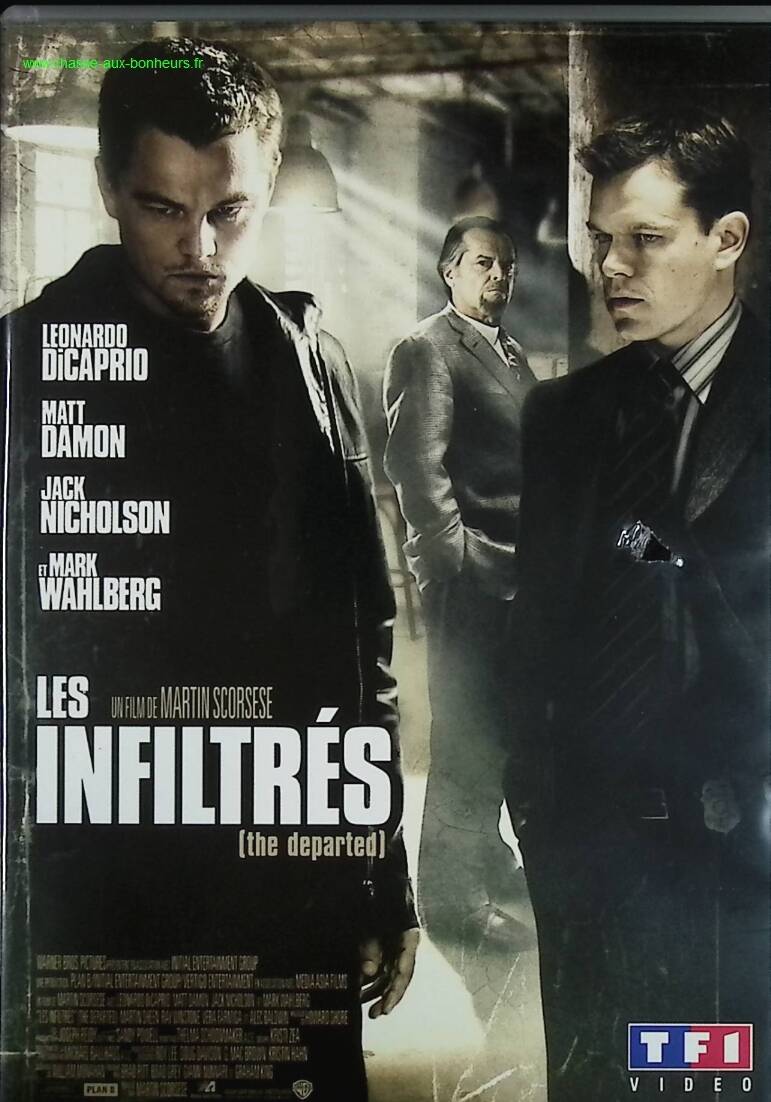 Les Infiltrés - Leonardo DiCaprio, Matt Damon, Jack Nicholson - DVD policier thriller