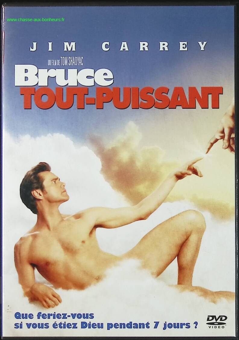 Bruce Allmächtig - Jim Carrey, Morgan Freeman, Jennifer Aniston - Fantasy DVD - Komödie
