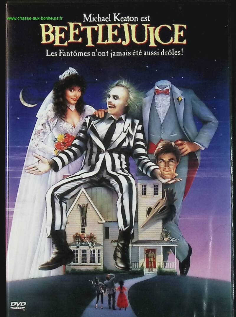 Beetlejuice - Michael Keaton, Alec Baldwin, Geena Davis, Winona Ryder - Tim Burton DVD fantastique