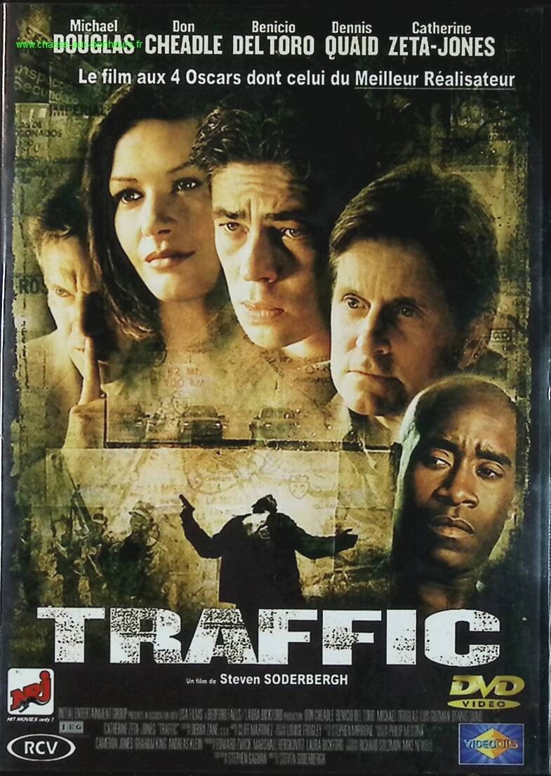 Traffic – Steven Soderbergh, Michael Douglas, Catherine Zeta-Jones, Benicio Del Toro – DVD-Drama-Thriller