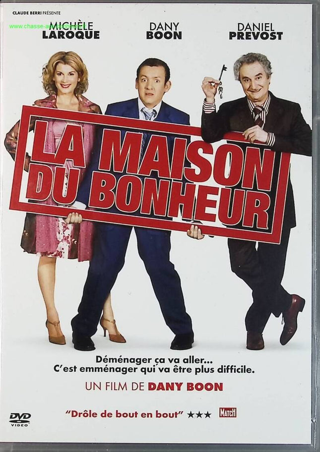 La maison du bonheur - Dany Boon - Michèle Laroque - Daniel Prevost DVD comédie