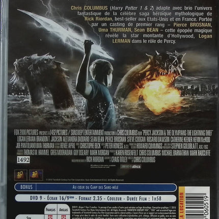 Le voleur de foudre - Percy Jackson - DVD