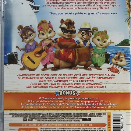 Alvin et les chipmunks 3 - DVD