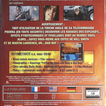 Bad Boys - Will Smith - DVD
