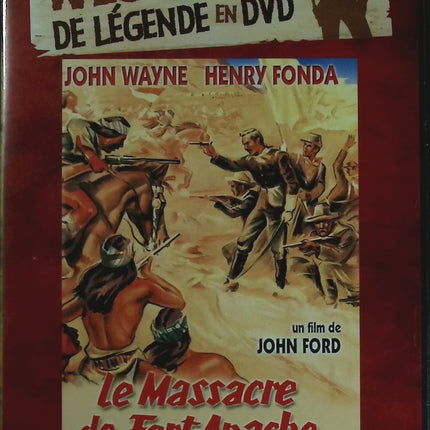 Le Massacre de Fort Apache DVD – Western américain avec John Wayne - DVD
