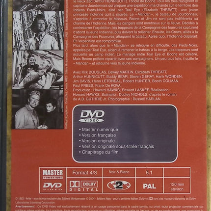 Les hommes de l'ouest la captive aux yeux clairs - Kirk Douglas - DVD