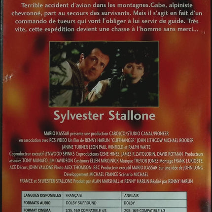 Cliffhanger - Sylvester Stallone - DVD