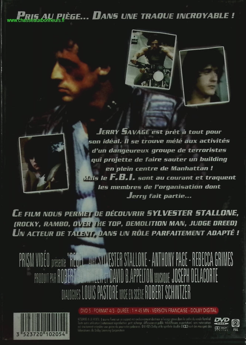 Rebel - Sylvester Stallone - DVD
