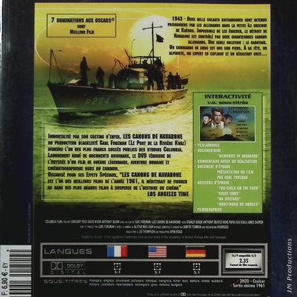Les Canons de Navarone - Gregory Peck - DVD