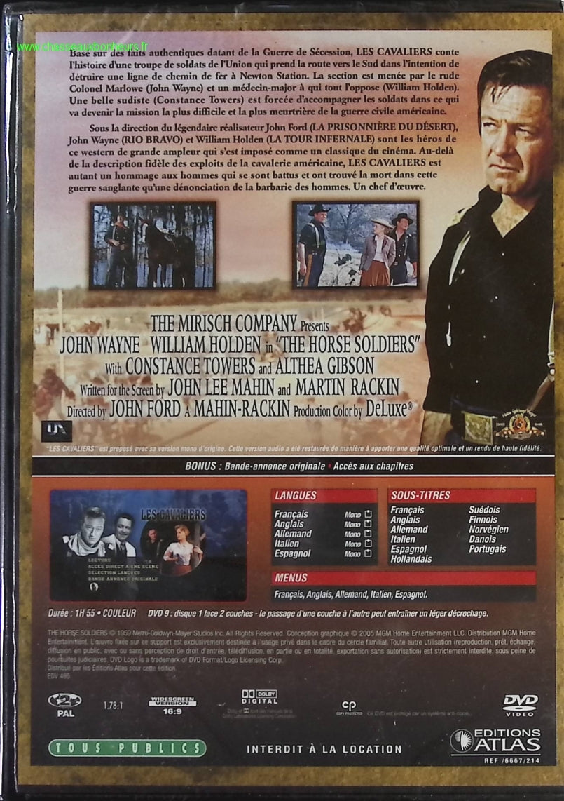 Les Cavaliers - John Wayne - DVD