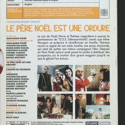 Le Père Noël est Une Ordure - Anémone, Thierry Lhermitte, Josiane Balasko, Christian Clavier, Marie-Anne Chazel, Gérard Jugnot, Bruno Moynot, Martin Lamotte - DVD