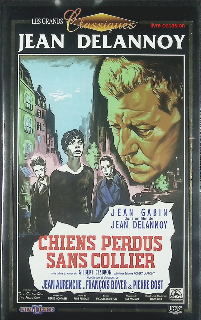 Chien perdus sans collier - Jean Gabin - cassette vidéo vhs K7