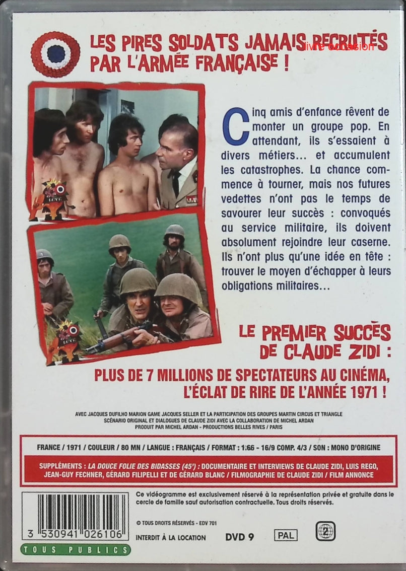 Les Bidasses en Folie - Gérard Rinaldi - DVD