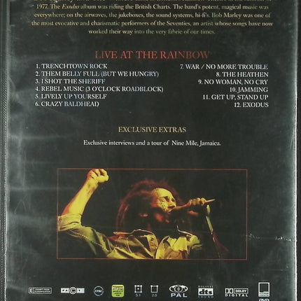 Bob MARLEY and the WAILERS - LIVE at the Rainbow - DVD