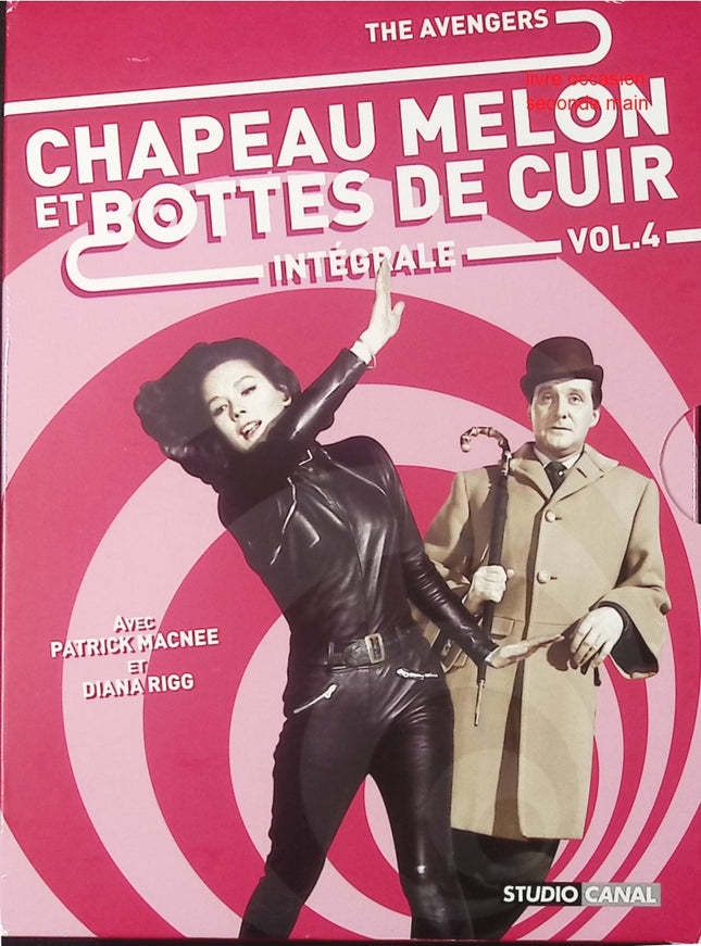 DVD série espionnage Chapeau melon et bottes de cuir Intégrale Vol.4 Patrick Macnee Diana Rigg - DVD