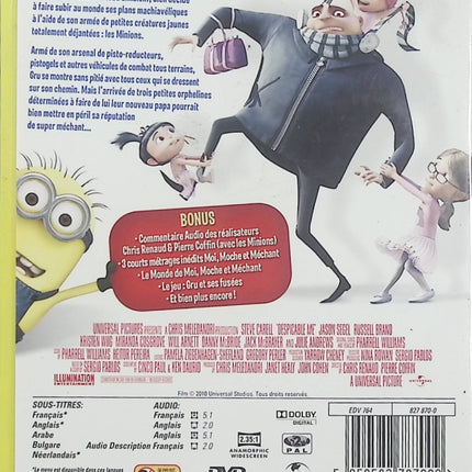 Moi Moche et Méchant DVD Film Animation Enfant Famille Gru Minions Gad Elmaleh Universal Occasion – DVD