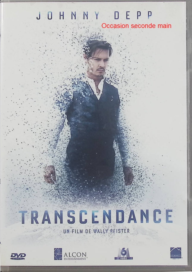 Transcendance DVD Johnny Depp Rebecca Hall Morgan Freeman Film Science-Fiction Thriller Wally Pfister Occasion – DVD
