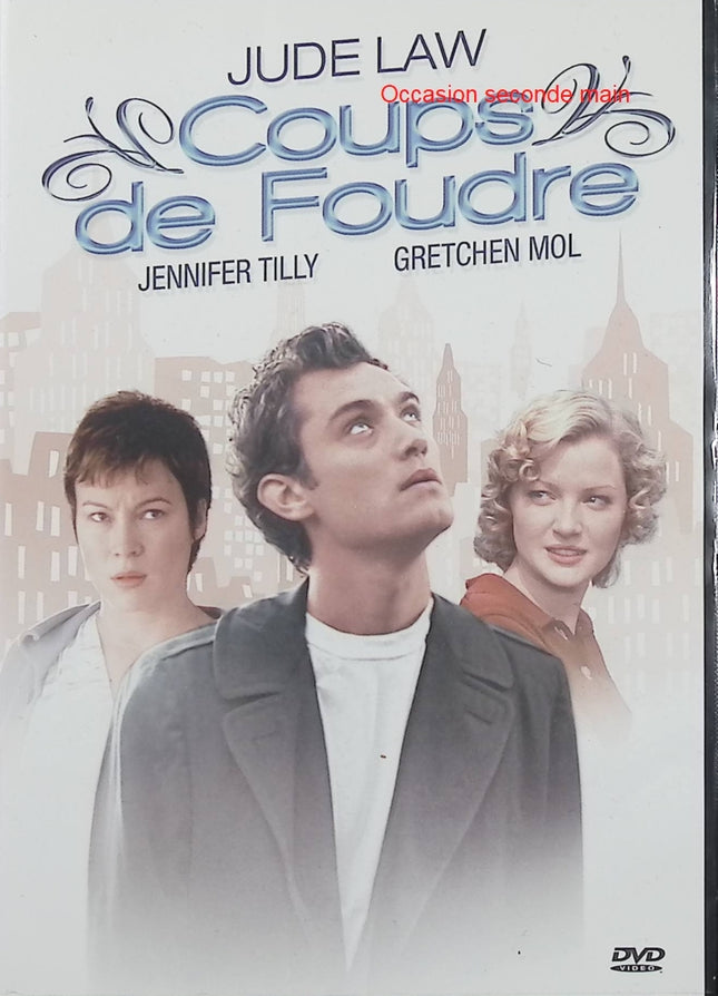 Coups de foudre DVD Jude Law Jennifer Tilly Gretchen Mol Charlie Peters Comédie Romantique Occasion – DVD