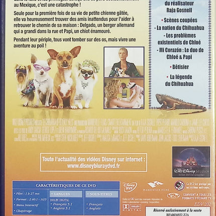 Le Chihuahua de Beverly Hills DVD Disney Film Enfant Famille Chloé Jamel Debbouze Comédie Aventure Occasion – DVD