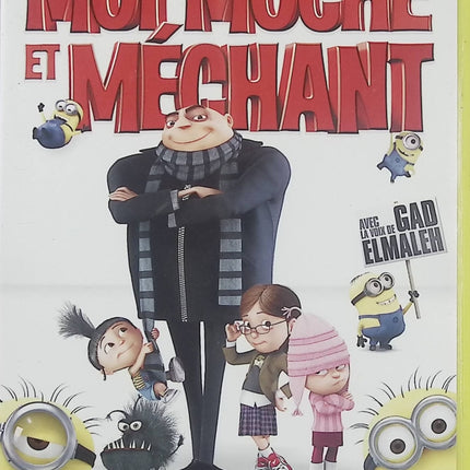 Moi Moche et Méchant DVD Film Animation Enfant Famille Gru Minions Gad Elmaleh Universal Occasion – DVD