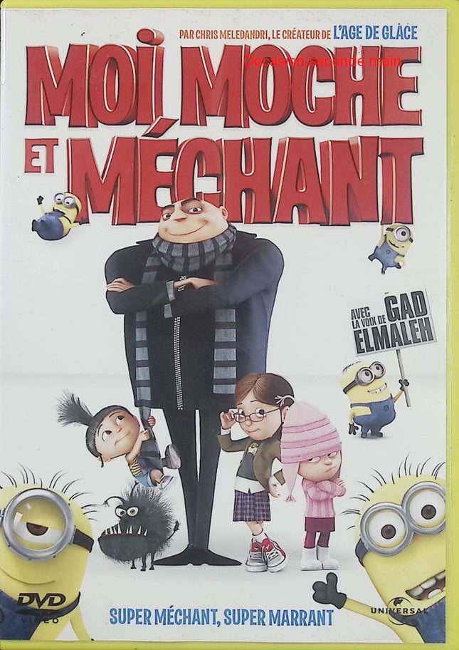 Moi Moche et Méchant DVD Film Animation Enfant Famille Gru Minions Gad Elmaleh Universal Occasion – DVD