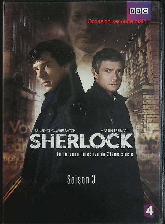 Sherlock Saison 3 – Coffret 2 DVD d’occasion – Benedict Cumberbatch et Martin Freeman – DVD