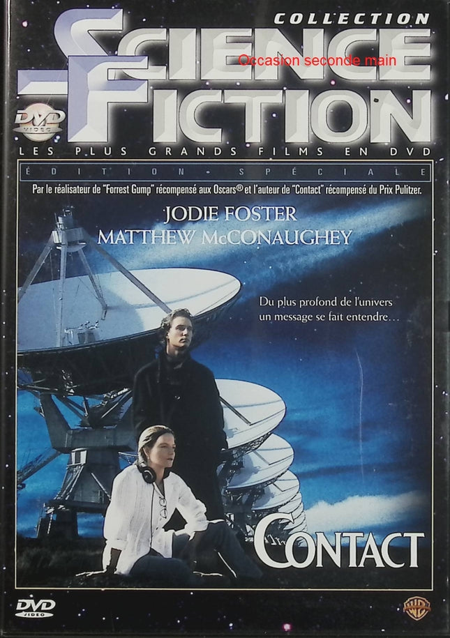 Contact – Jodie Foster – Matthew McConaughey – DVD Science-Fiction – Robert Zemeckis – Film culte – DVD