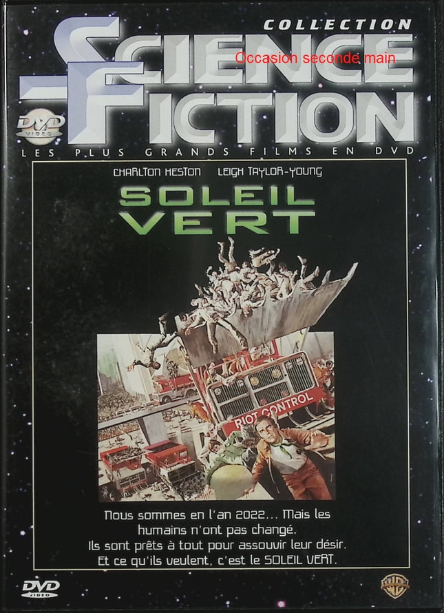 Soleil Vert – Charlton Heston – DVD Science-Fiction – Film culte dystopique – Soylent Green – DVD