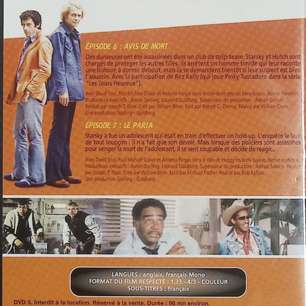 Starsky & Hutch Saison 1 – Épisodes 6 et 7 – DVD d’occasion – Avis de mort + Le Paria – DVD