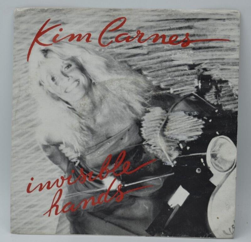 Invisible Hands - Kim Carnes - 45 rpm vinyl record