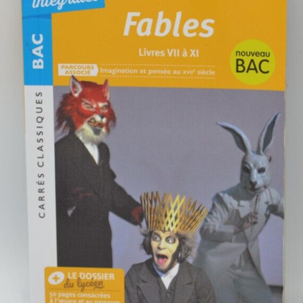 Fables Livres VII à XI - Jean De La Fontaine - livre