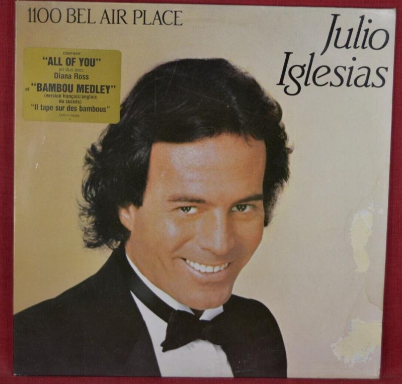 julio iglesias 1100 bel air place - 33 rpm vinyl record