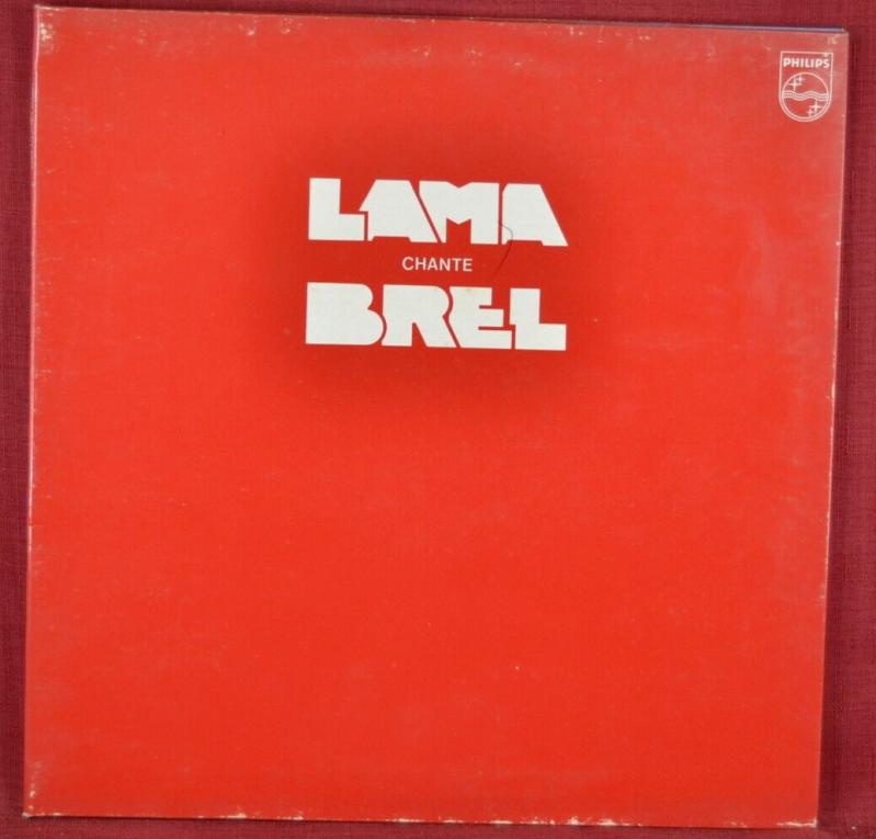 Lama singt Brel – 33 U/min Vinyl-Schallplatte