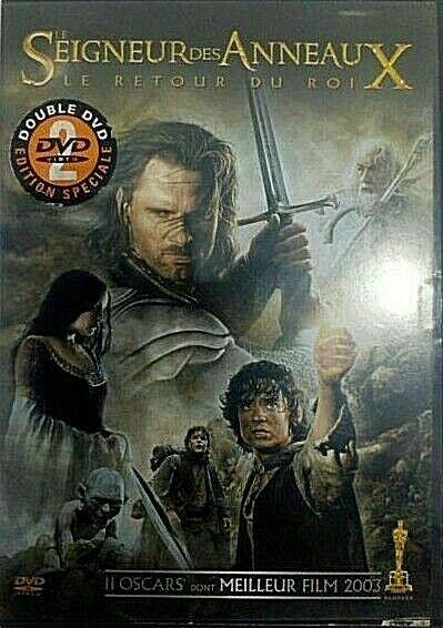 dvd le seigneur des anneaux le retour du roi 2DVD